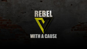 rebel with a cause podcast logo